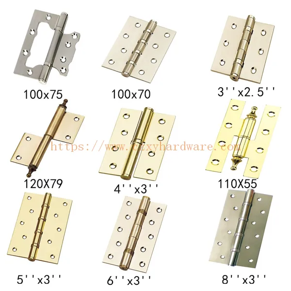 120X70 mm Folded Bending Iron Door Hinge With Cap